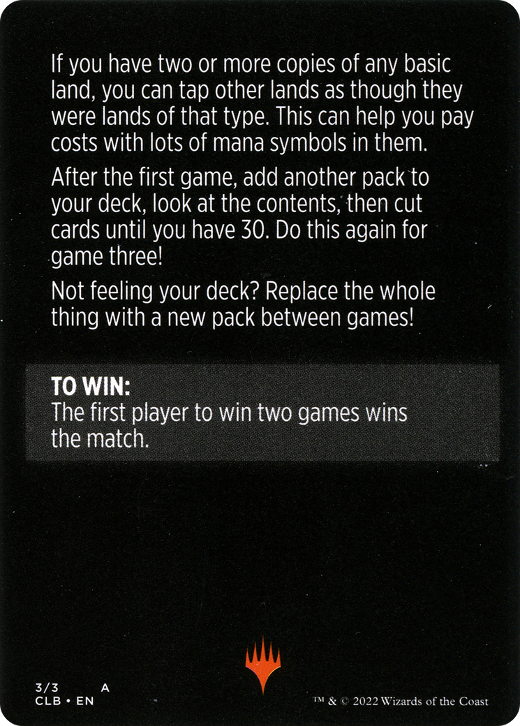 Mini-Master // Mini-Master (cont'd) (MCLB-003) [Commander Legends: Battle for Baldur's Gate Minigames]