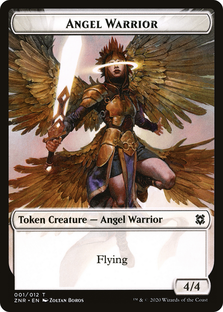 Angel Warrior (TZNR-001) [Zendikar Rising Tokens]