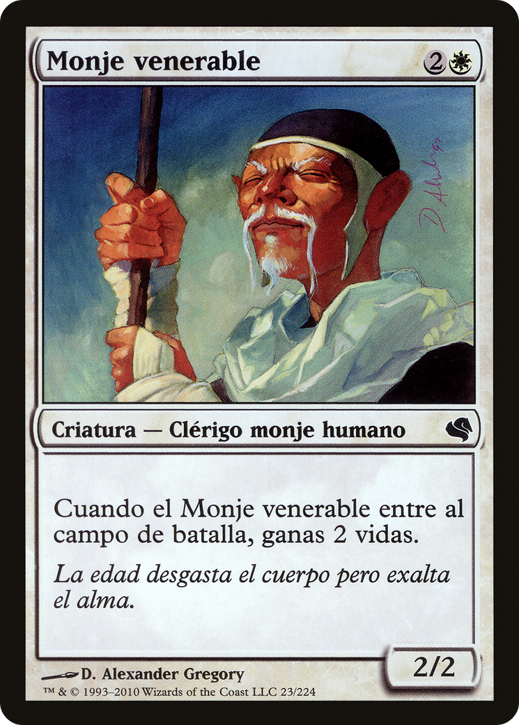 Venerable Monk (Spanish) - "Monje venerable" (PS11-023) [Salvat 2011]