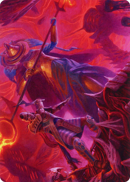 Djeru and Hazoret // Djeru and Hazoret (AMOM-044) (Borderless) [March of the Machine Art Series]