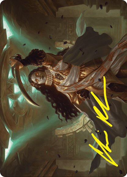 Elenda, Saint of Dusk // Elenda, Saint of Dusk (AFDN-015) (Borderless) [Foundations Art Series] Foil