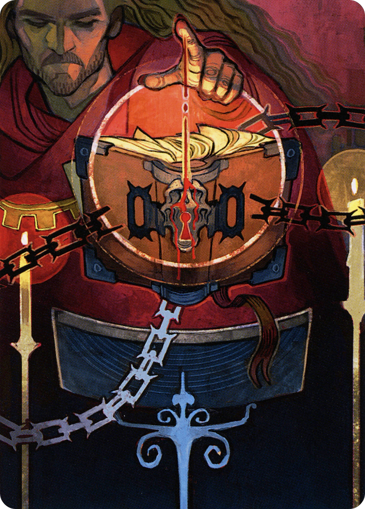 Sign in Blood // Sign in Blood (ASTX-072) (Borderless) [Strixhaven Art Series] Foil