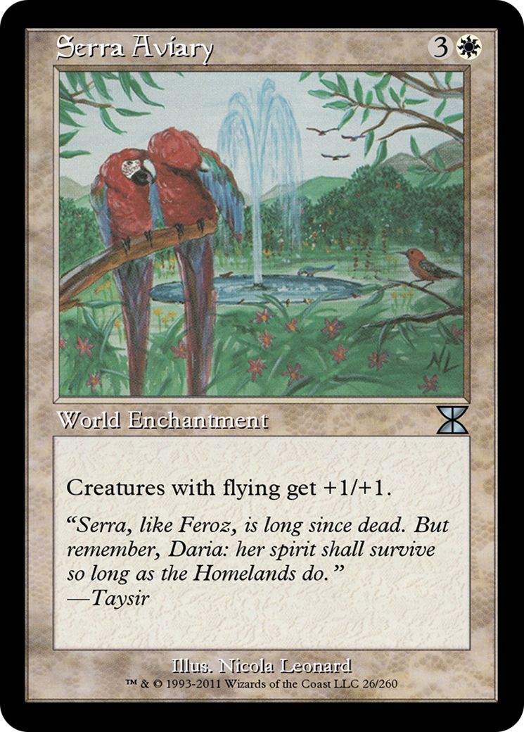 Serra Aviary (ME4-026) [Masters Edition IV]