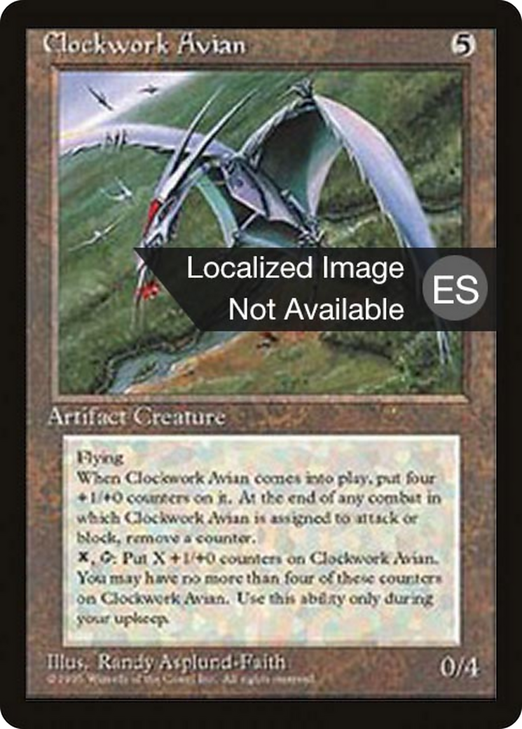 Clockwork Avian (4BB-306) [Fourth Edition Foreign Black Border]