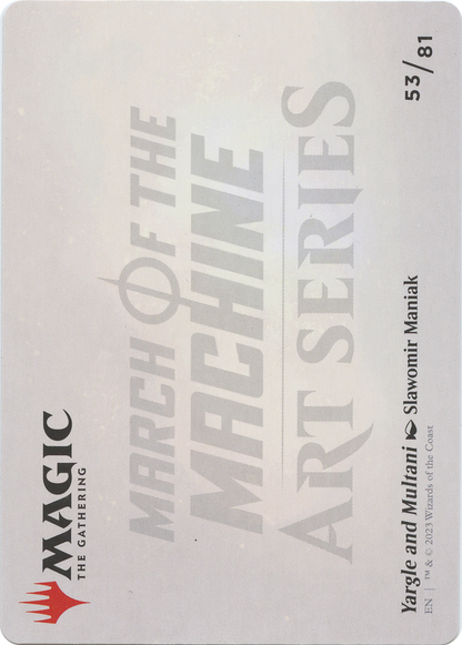Yargle and Multani // Yargle and Multani (AMOM-053) (Borderless) [March of the Machine Art Series]