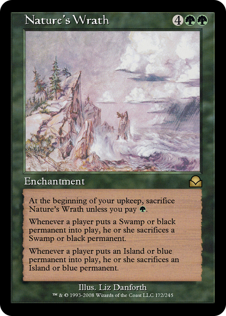 Nature's Wrath (ME2-172) [Masters Edition II] Foil