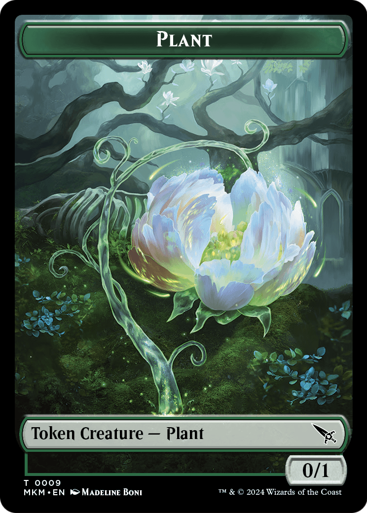 Plant (TMKM-009) [Murders at Karlov Manor Tokens] Foil