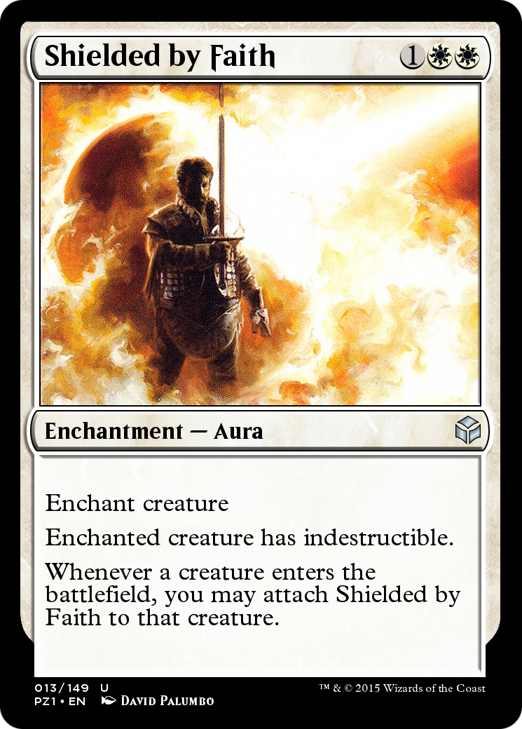 Shielded by Faith (PZ1-013) [Legendary Cube Prize Pack]