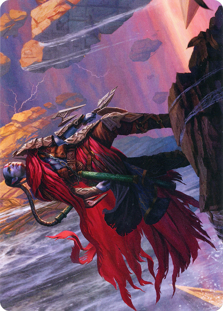 Anowon, the Ruin Thief // Anowon, the Ruin Thief (AZNR-075) (Borderless) [Zendikar Rising Art Series] Foil