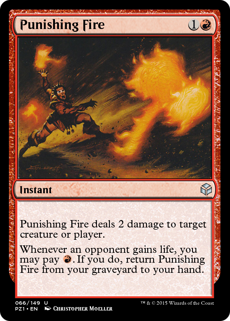 Punishing Fire (PZ1-066) [Legendary Cube Prize Pack] Foil