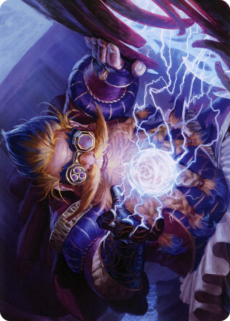 Storm-Kiln Artist // Storm-Kiln Artist (ASTX-013) (Borderless) [Strixhaven Art Series] Foil