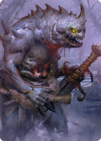 Gray Slaad // Gray Slaad (ACLB-015) (Borderless) [Battle for Baldur's Gate Art Series] Foil