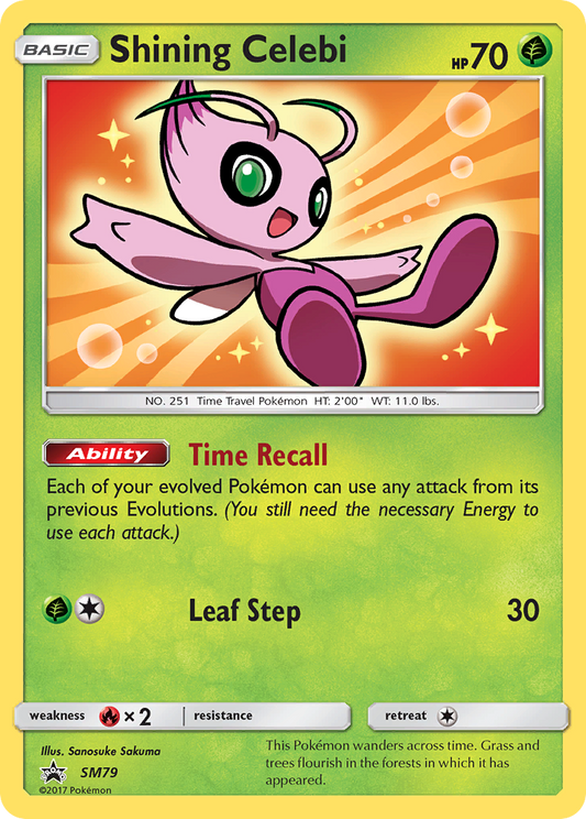 Celebi Brillant (SM79) [Soleil et Lune : Cartes promo Étoile Noire]