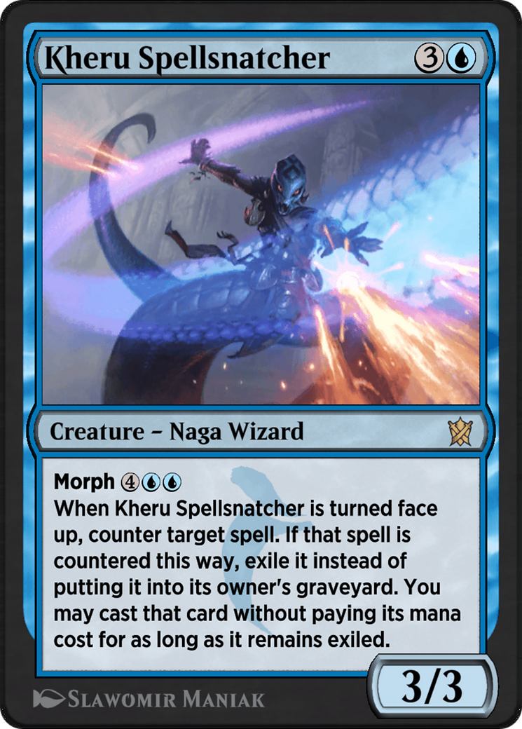 Kheru Spellsnatcher (KTK-45Y) [Khans of Tarkir]