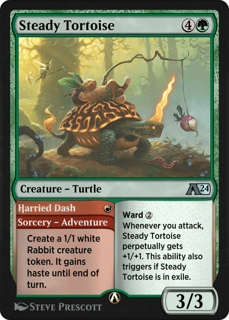 Steady Tortoise // Harried Dash (YWOE-025) [Alchemy: Wilds of Eldraine]