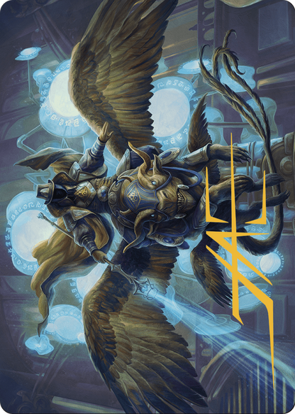 Ezrim, Agency Chief // Ezrim, Agency Chief (AMKM-020) (Borderless) [Murders at Karlov Manor Art Series]