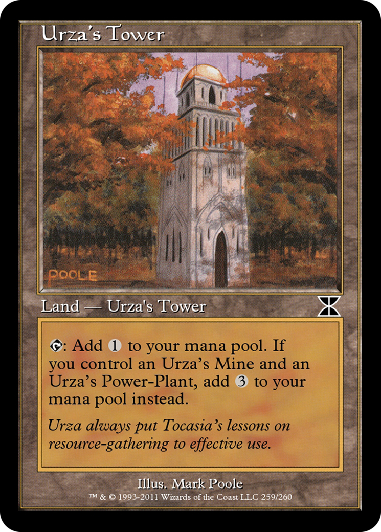 Urza's Tower (ME4-259D) [Masters Edition IV] Foil