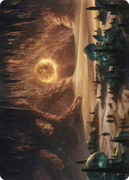 Plains // Plains (AAFR-063) (Borderless) [Adventures in the Forgotten Realms Art Series] Foil