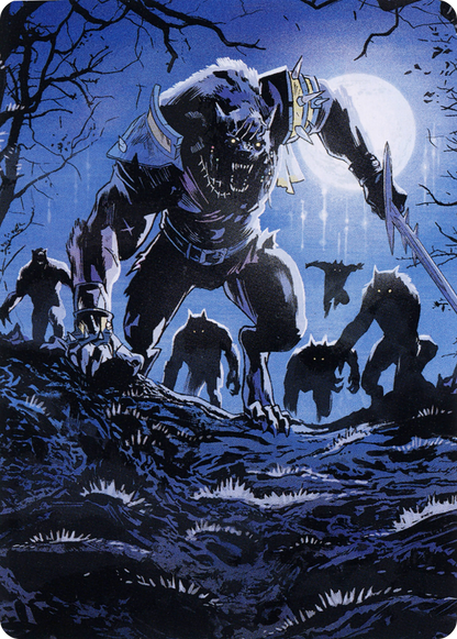 Tovolar, the Midnight Scourge // Tovolar, the Midnight Scourge (AMID-008) (Borderless) [Midnight Hunt Art Series]