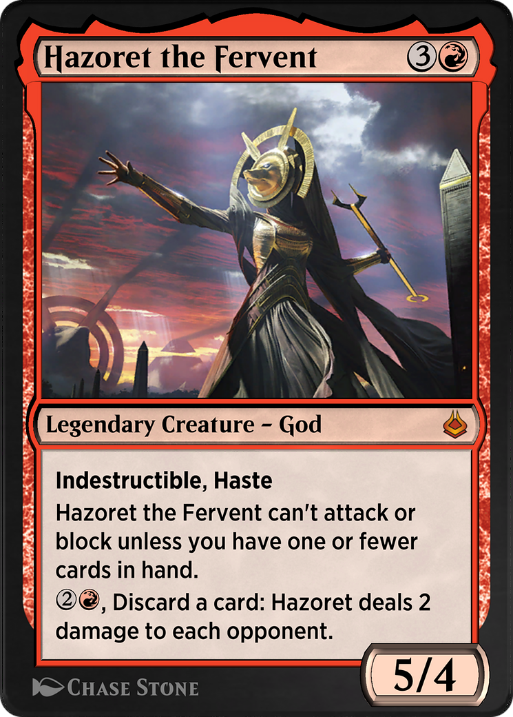 Hazoret the Fervent (AKR-159) [Amonkhet Remastered]