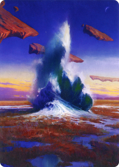 Flooded Strand // Flooded Strand (AZNR-029) (Borderless) [Zendikar Rising Art Series]