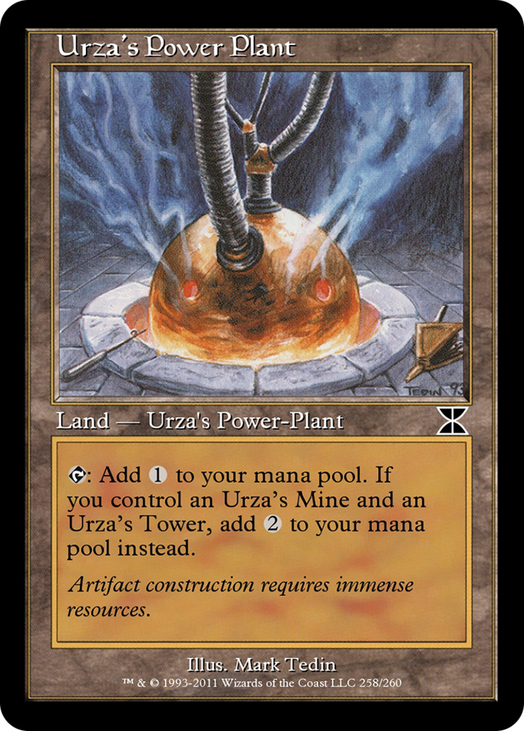 Urza's Power Plant (ME4-258D) [Masters Edition IV] Foil
