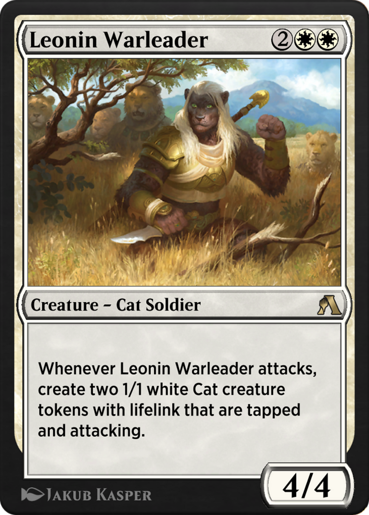 Leonin Warleader (ANB-013) [Arena Beginner Set]