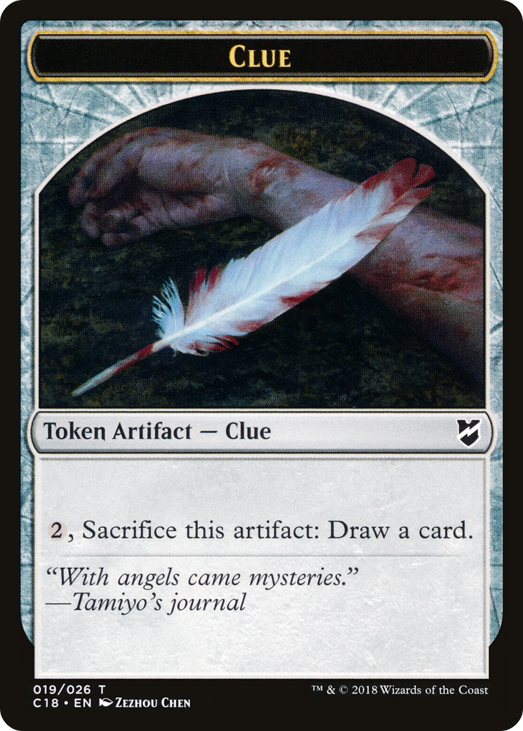 Clue (TC18-019) [Commander 2018 Tokens]