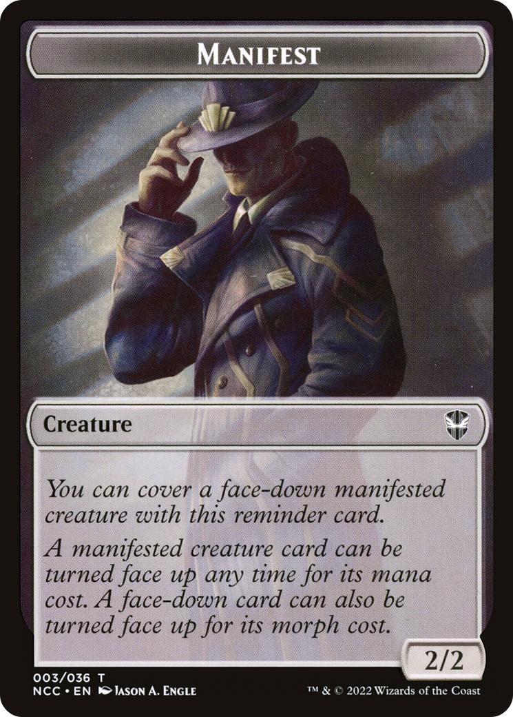 Manifest (TNCC-003) [New Capenna Commander Tokens]