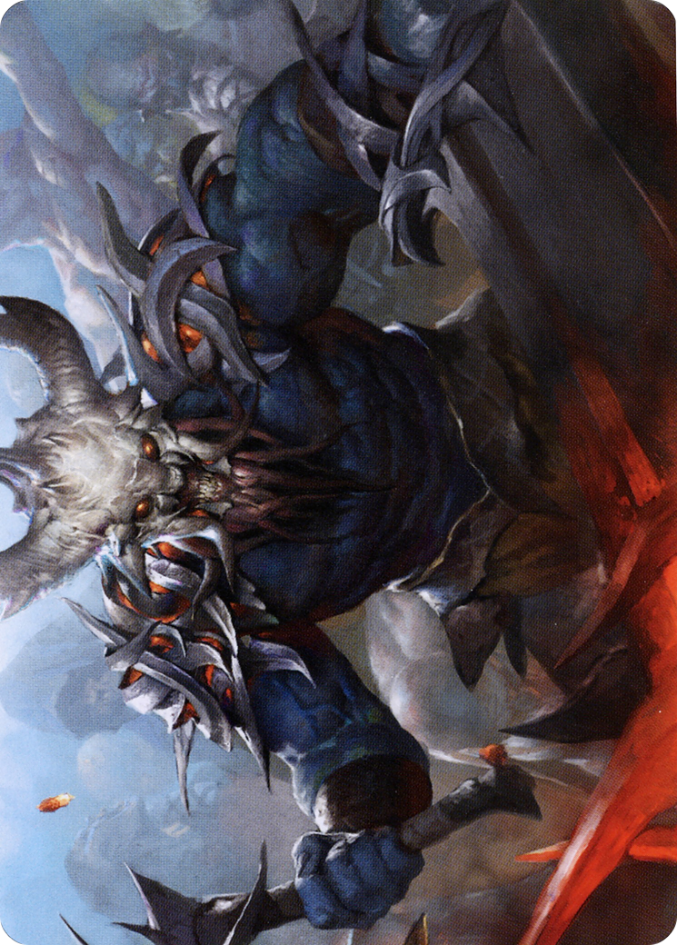 Frenzied Raider // Frenzied Raider (ASKHM-034) (Borderless) [Art Series: Kaldheim] Foil