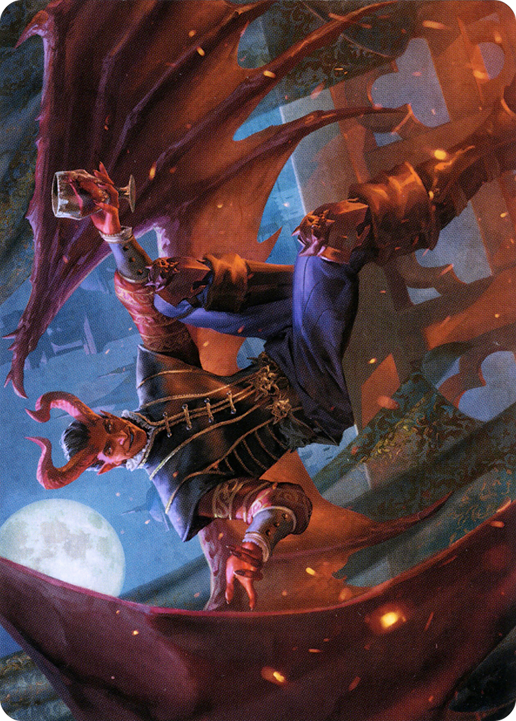 Raphael, Fiendish Savior // Raphael, Fiendish Savior (ACLB-040) (Borderless) [Battle for Baldur's Gate Art Series]