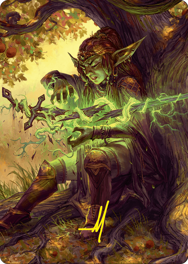 Reclamation Sage // Reclamation Sage (AFDN-045) (Borderless) [Foundations Art Series] Foil