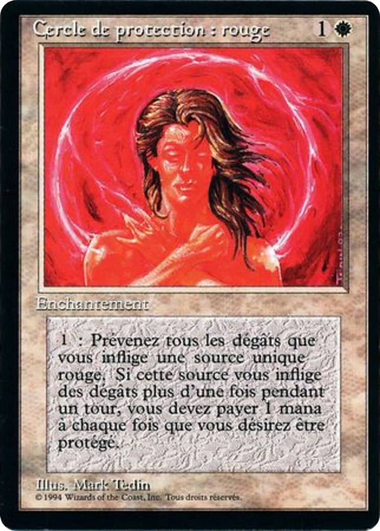 Circle of Protection: Red (FBB-012) [Foreign Black Border]