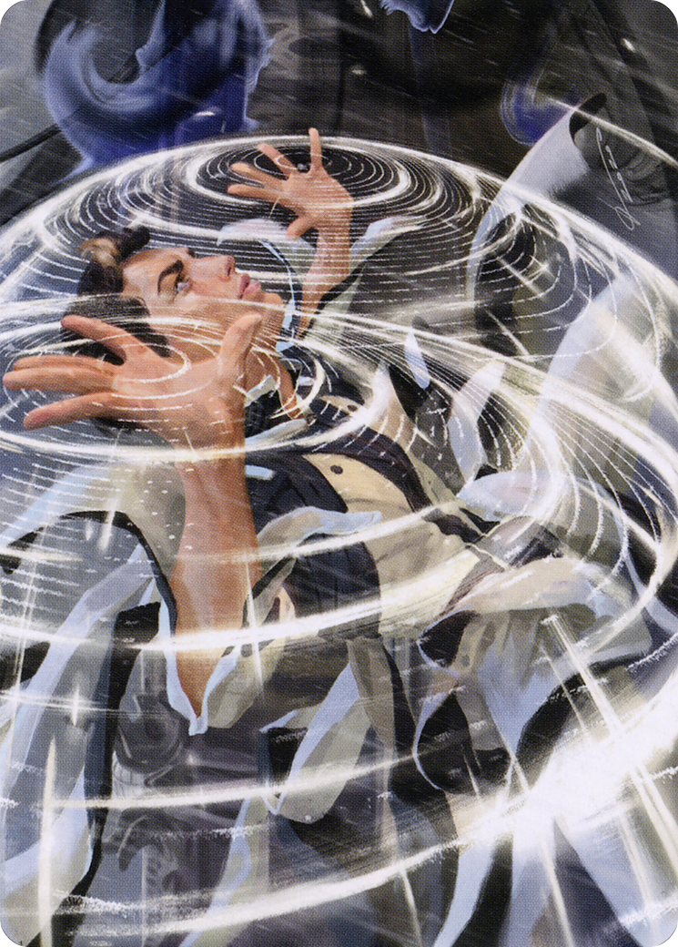 Selfless Glyphweaver // Selfless Glyphweaver (ASTX-039) (Borderless) [Strixhaven Art Series] Foil