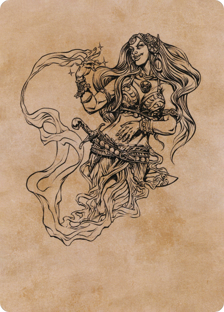 Djinni Windseer // Djinni Windseer (AAFR-074) (Borderless) [Adventures in the Forgotten Realms Art Series]