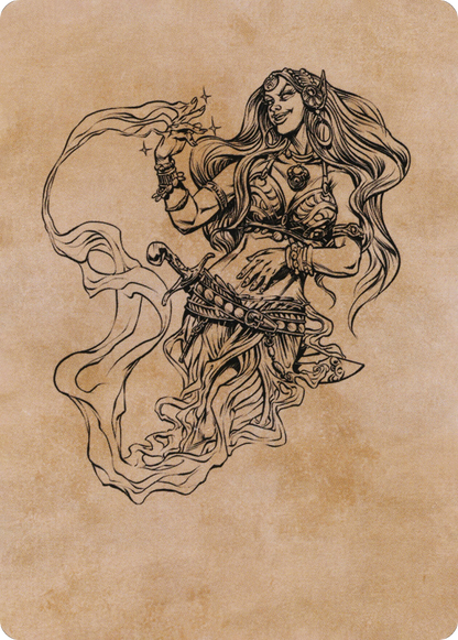 Djinni Windseer // Djinni Windseer (AAFR-074) (Borderless) [Adventures in the Forgotten Realms Art Series] Foil