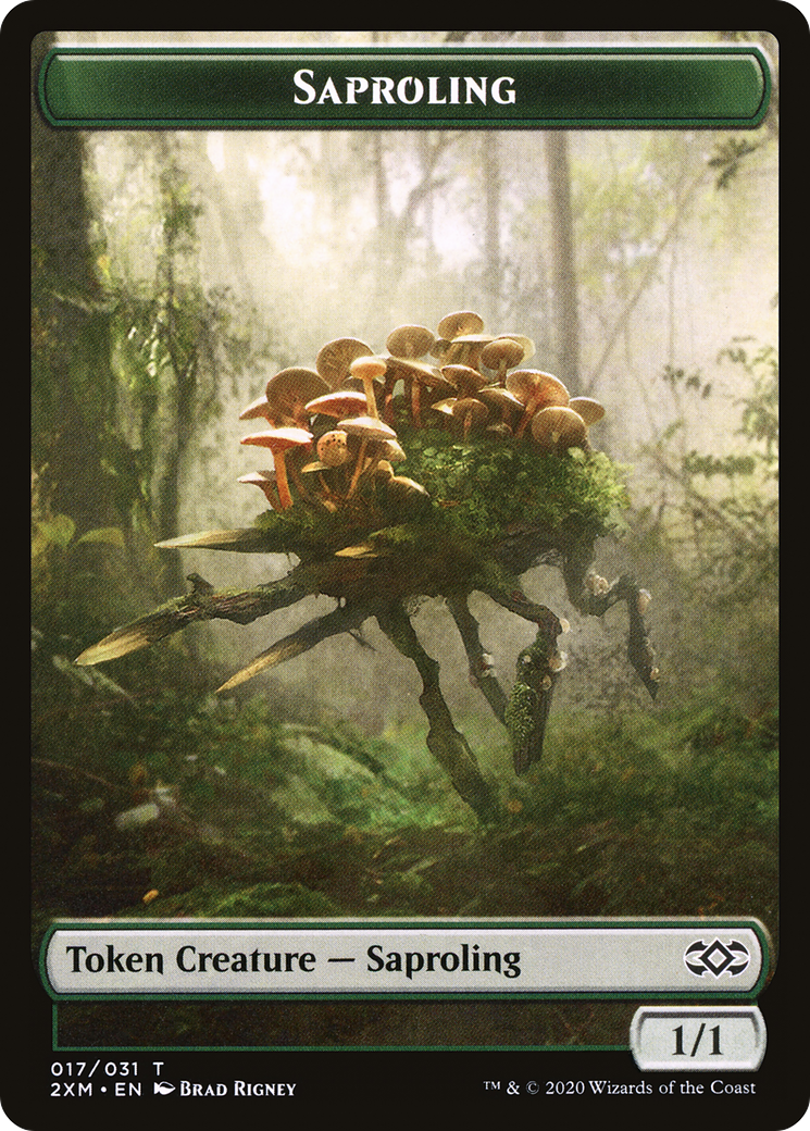 Saproling (T2XM-017) [Double Masters Tokens] Foil