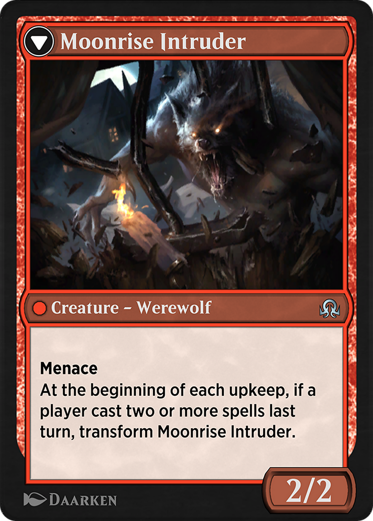 Village Messenger // Moonrise Intruder (SIR-184) [Shadows over Innistrad Remastered]