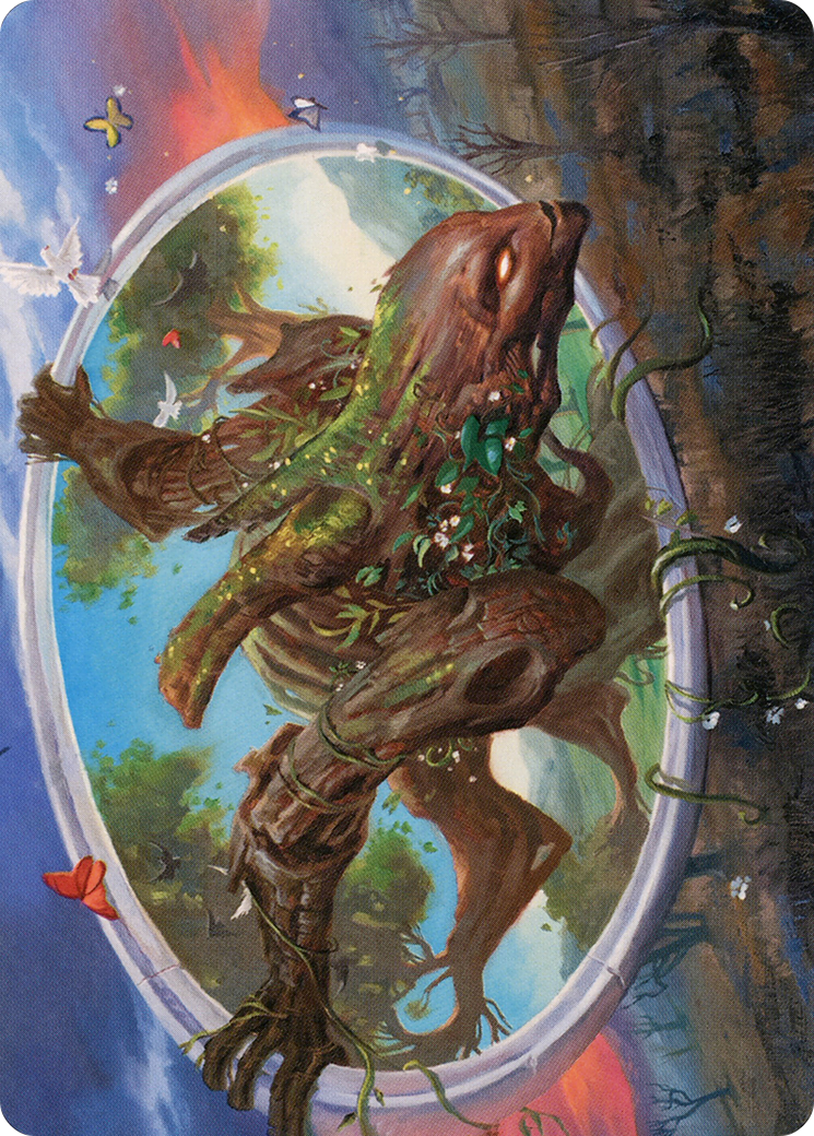 Gaea's Will // Gaea's Will (AMH2-038) (Borderless) [Modern Horizons 2 Art Series]