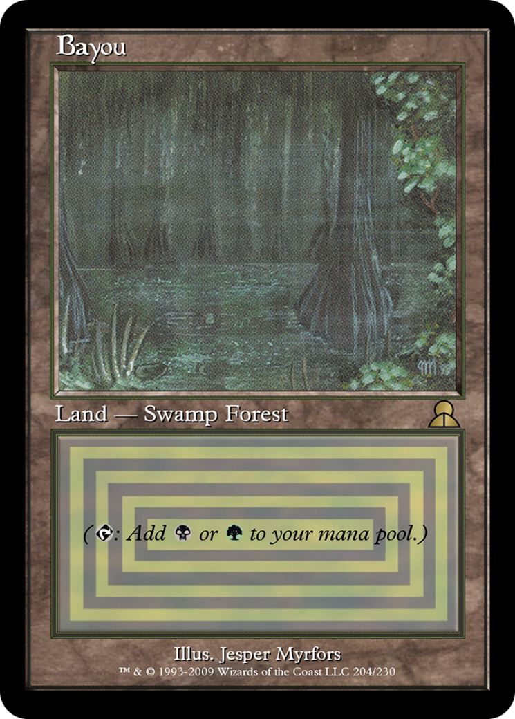 Bayou (ME3-204) [Masters Edition III] Foil