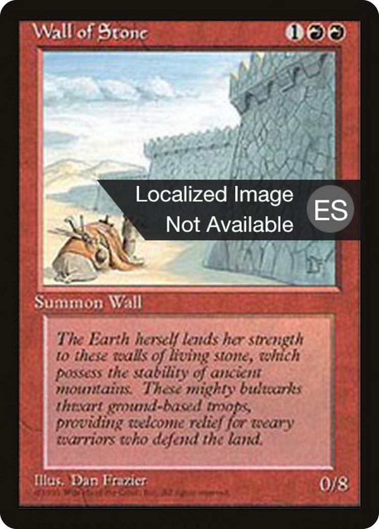 Wall of Stone (4BB-231) [Fourth Edition Foreign Black Border]