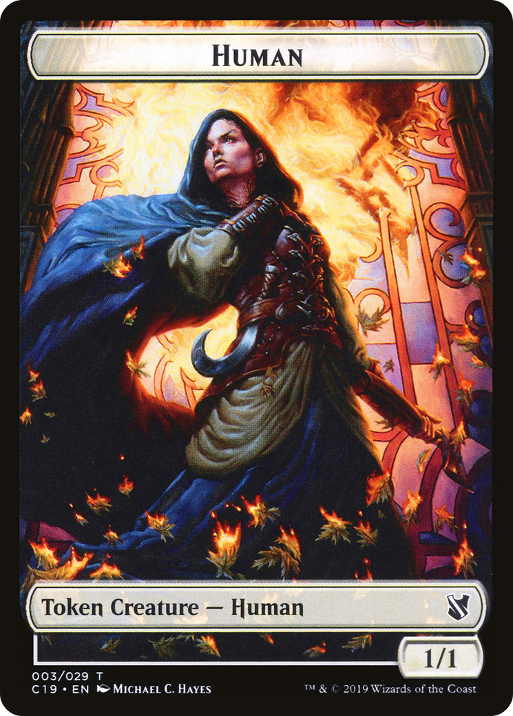 Human (TC19-003) [Commander 2019 Tokens]