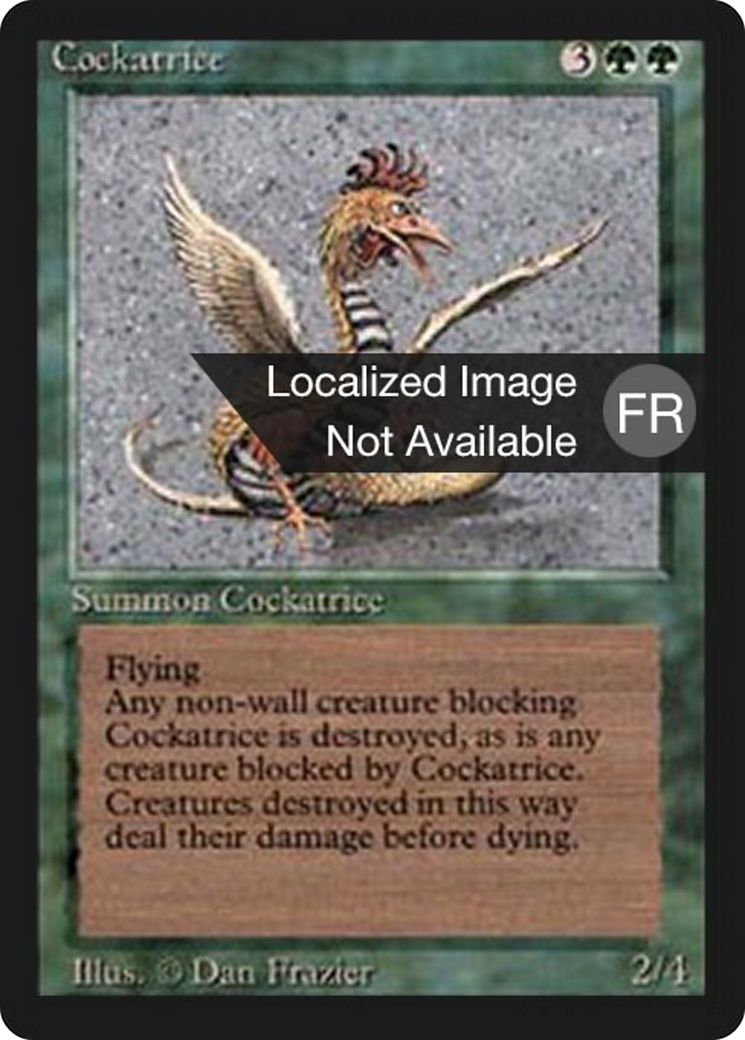 Cockatrice (FBB-189) [Foreign Black Border]