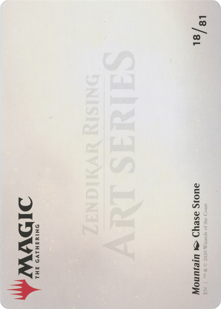 Mountain // Mountain (AZNR-018) (Borderless) [Zendikar Rising Art Series] Foil
