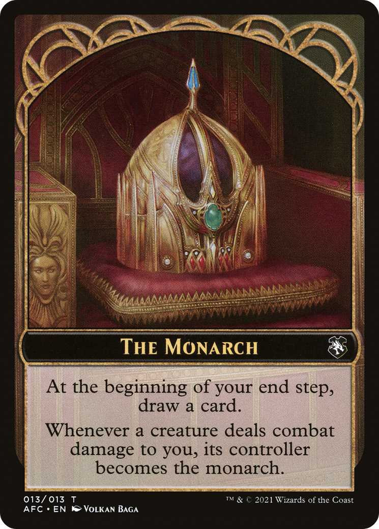 The Monarch (TAFC-013) [Forgotten Realms Commander Tokens]