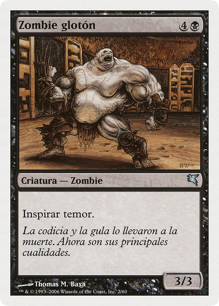 Gluttonous Zombie (Italian) - "Zombie Vorace" (PSAL-0F2) [Salvat 2005]