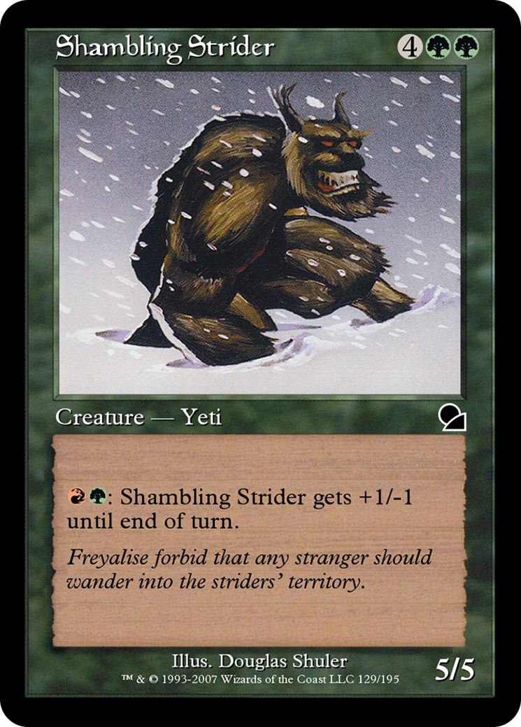 Shambling Strider (ME1-129) [Masters Edition] Foil