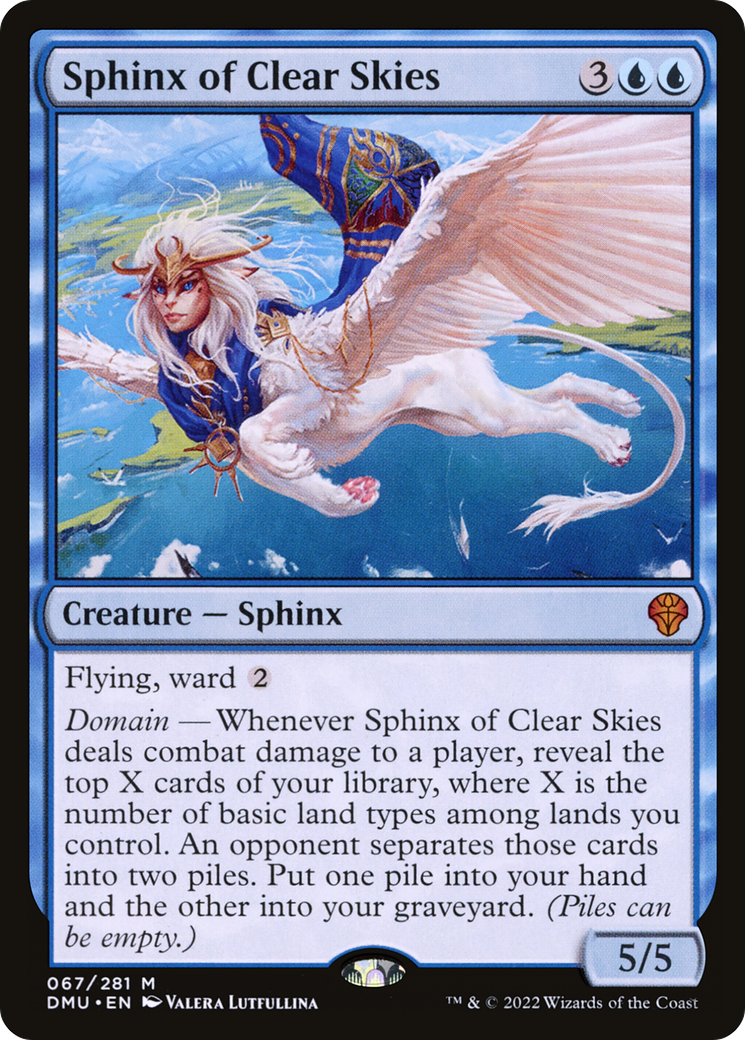 Sphinx of Clear Skies (DMU-067) [Dominaria United] Foil