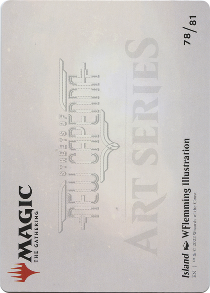 Island // Island (ASNC-078) (Borderless) [New Capenna Art Series] Foil