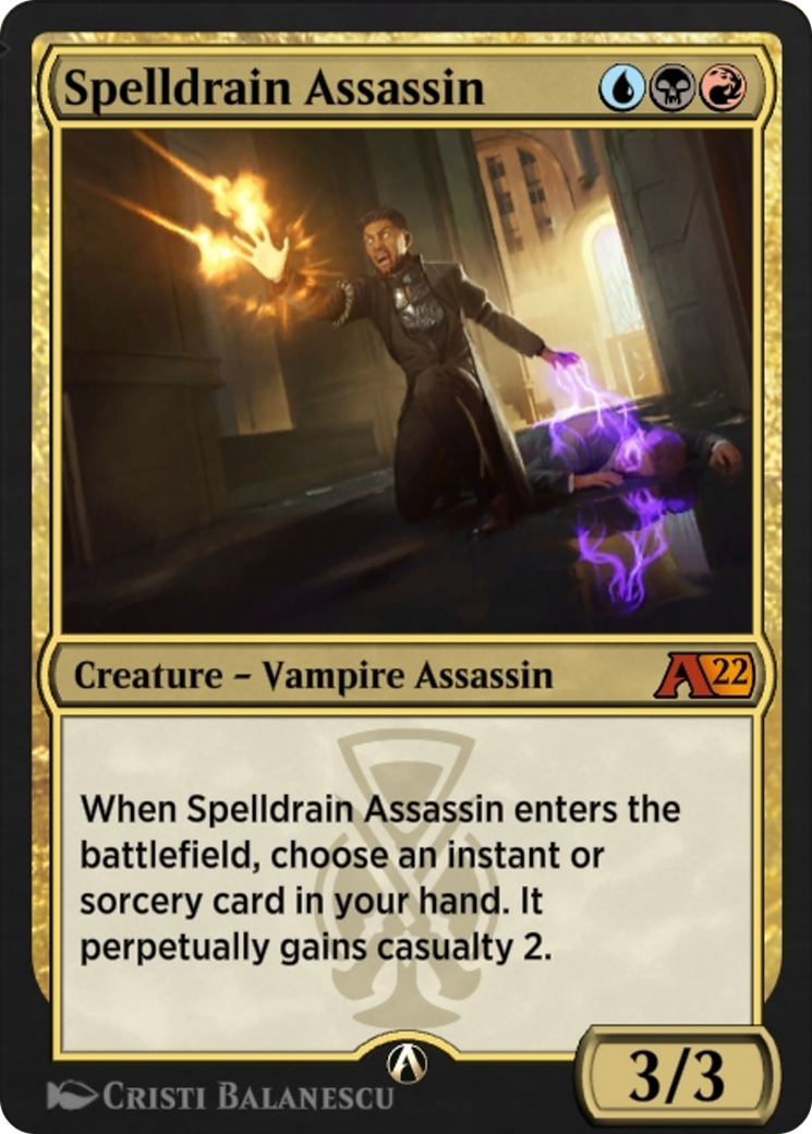 Spelldrain Assassin (YSNC-029) [Alchemy: New Capenna]